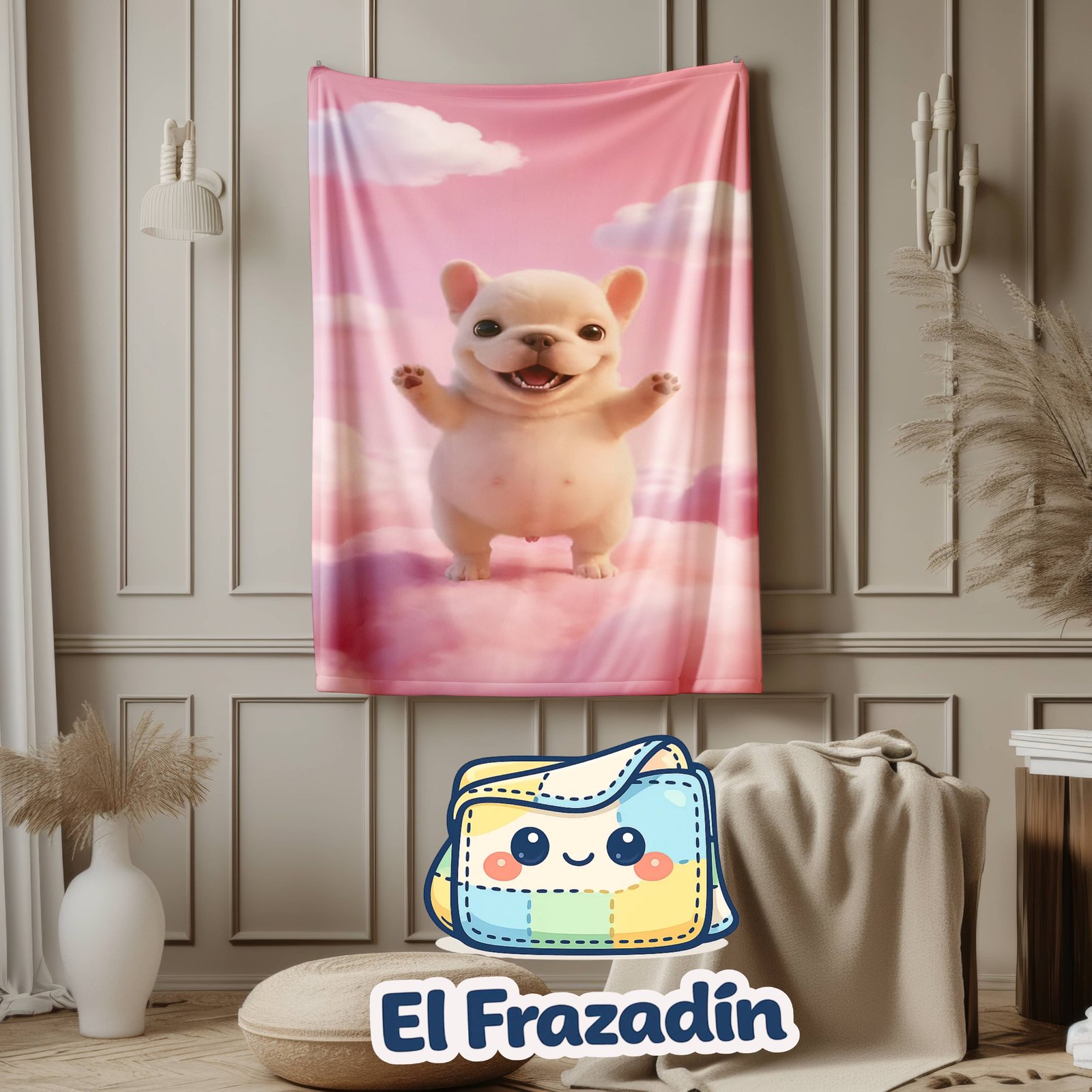 FRAZADA PERRITO VIRAL
